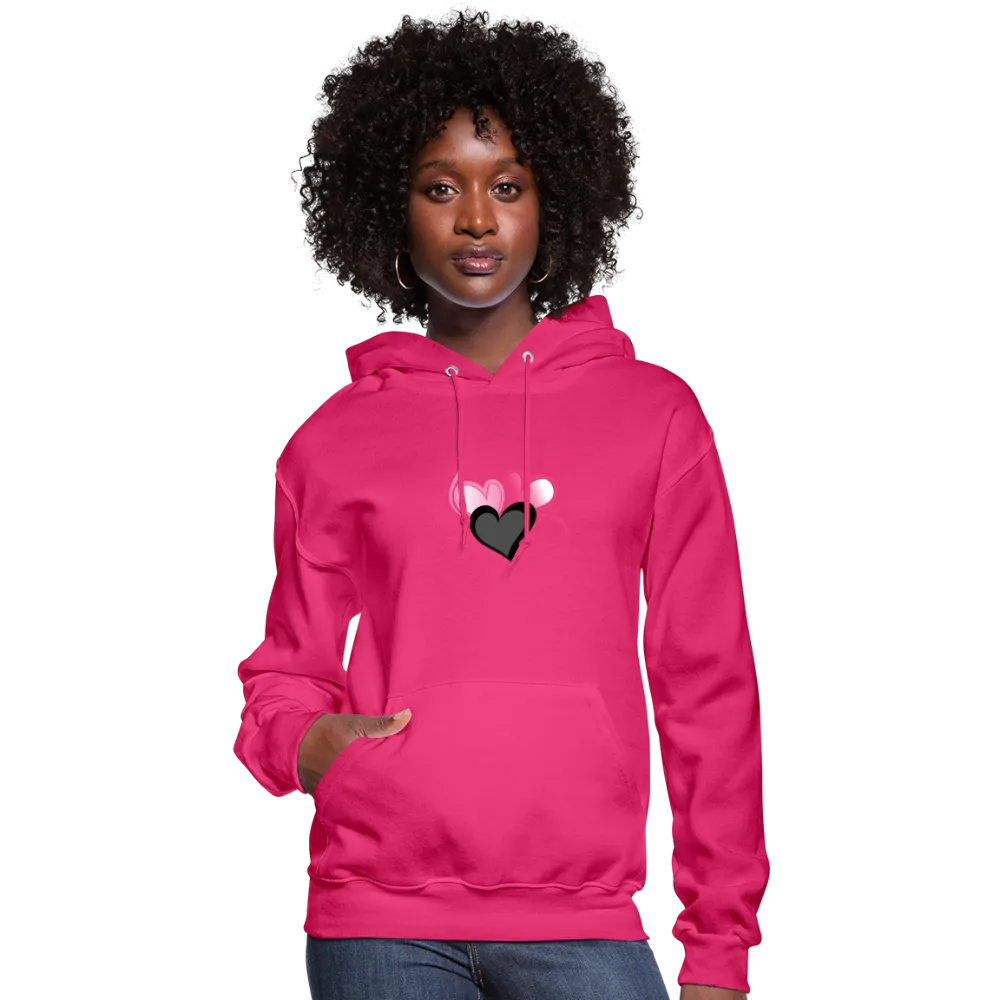 Three Heart Cord Women's Hoodie - Ships from The US