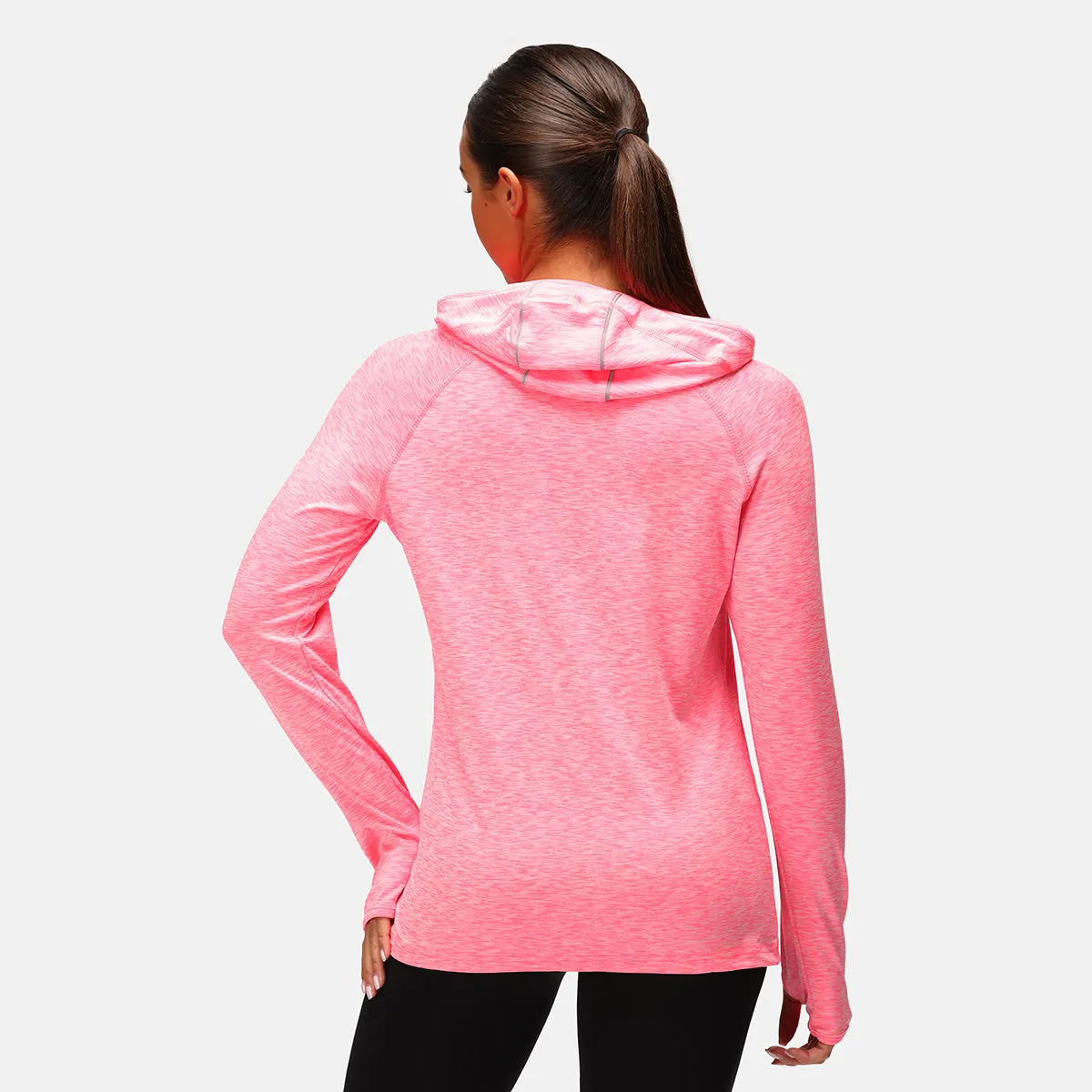 TKB Electric Pink Cowl Neck Hoodie