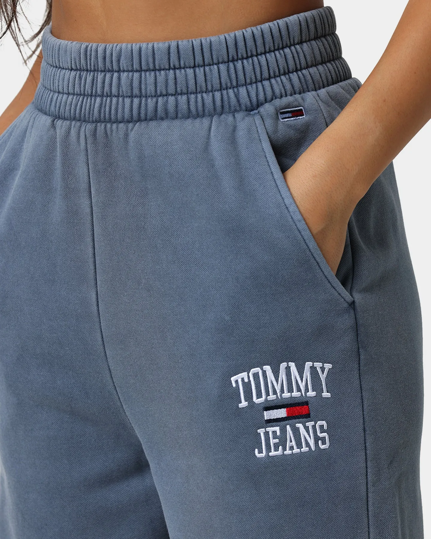 Tommy Jeans Women's College Logo Sweat Pants Lavender Grey