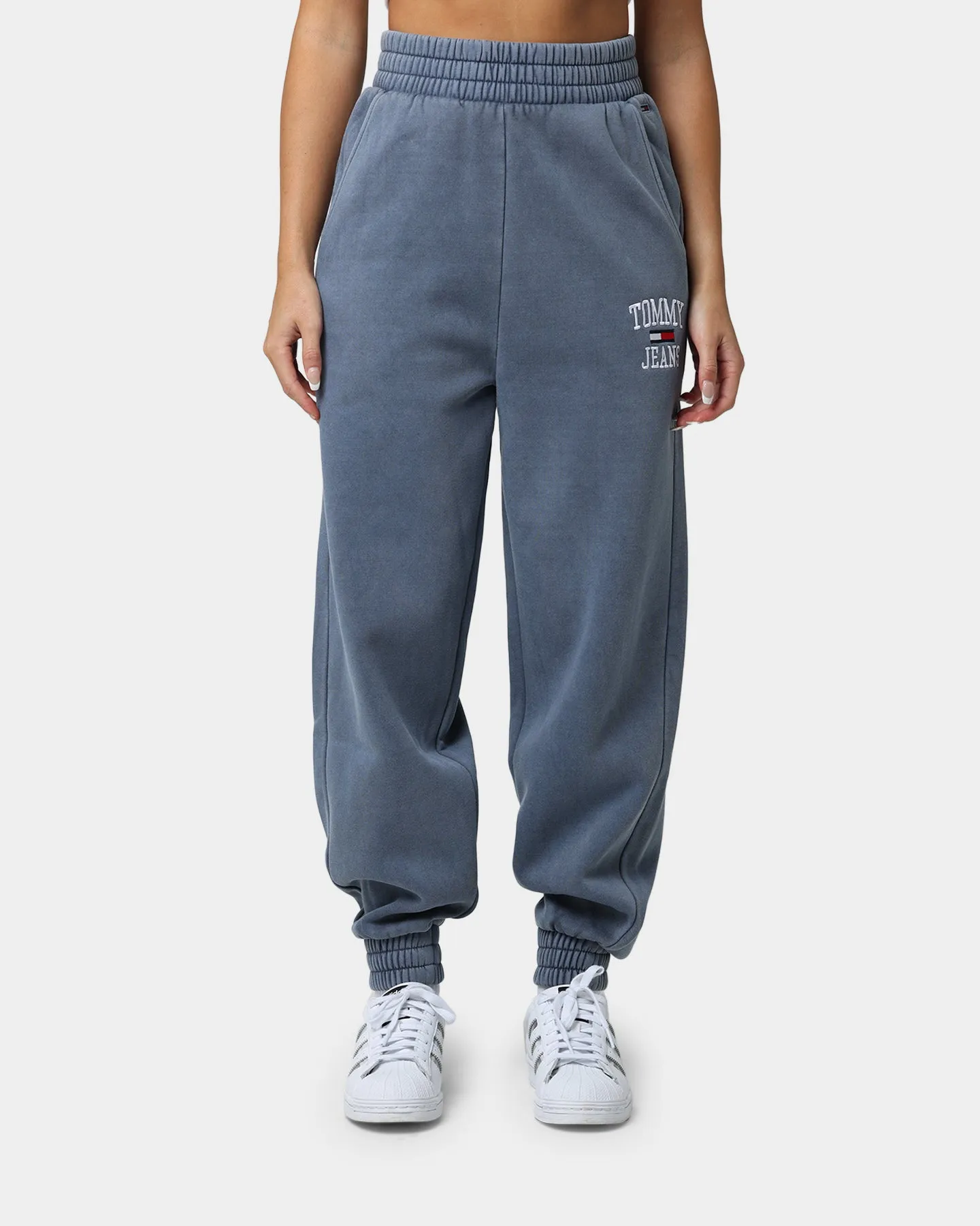 Tommy Jeans Women's College Logo Sweat Pants Lavender Grey