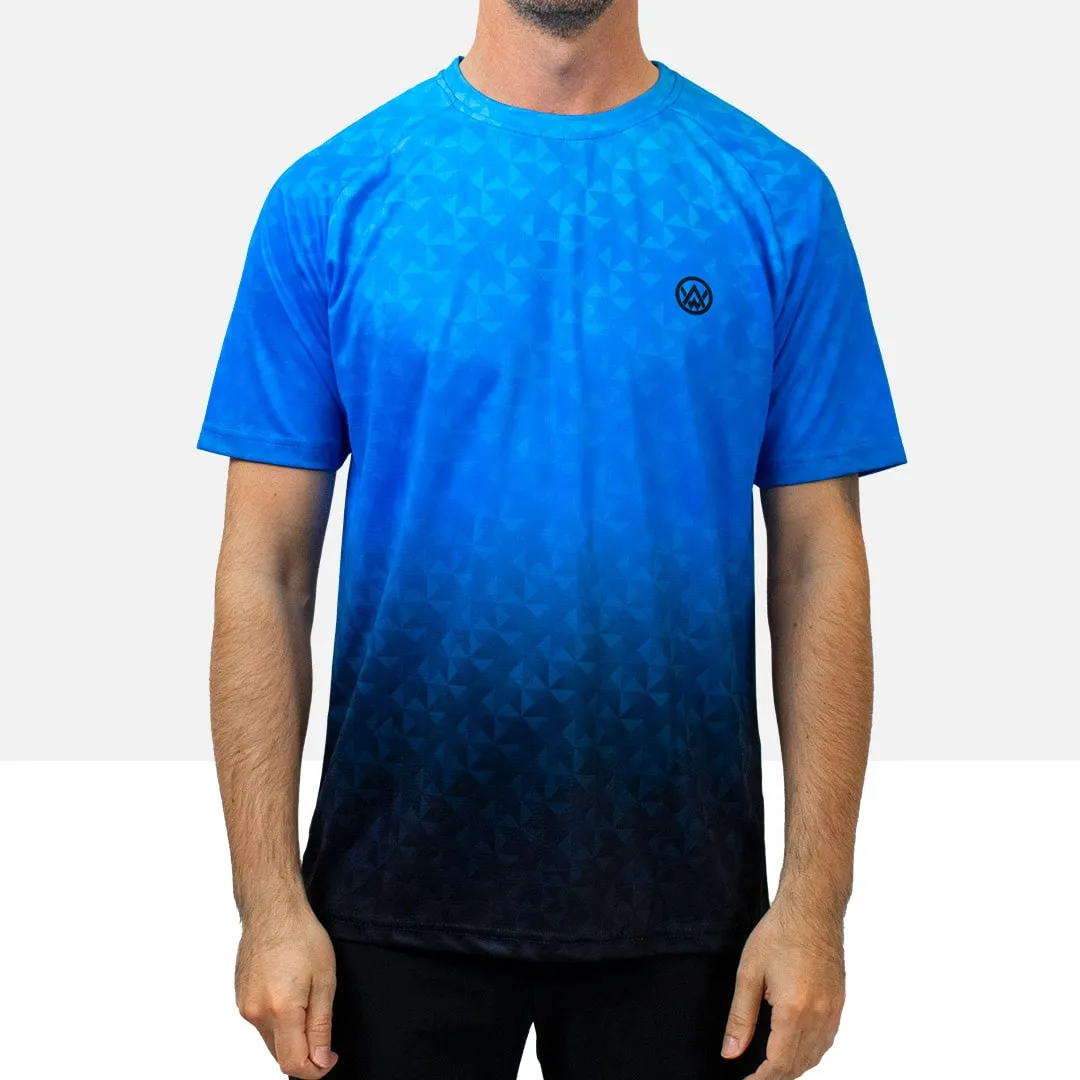 Triangulation Cobalt Short Sleeve MTB Jersey