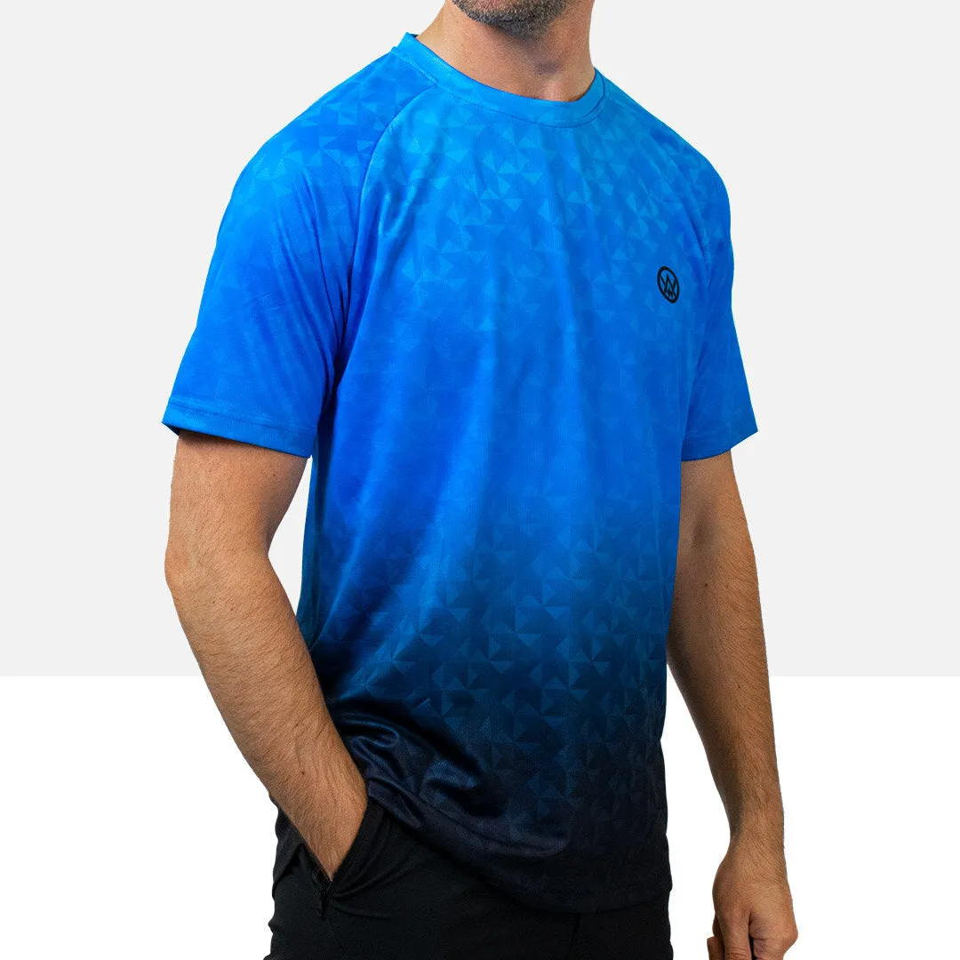 Triangulation Cobalt Short Sleeve MTB Jersey