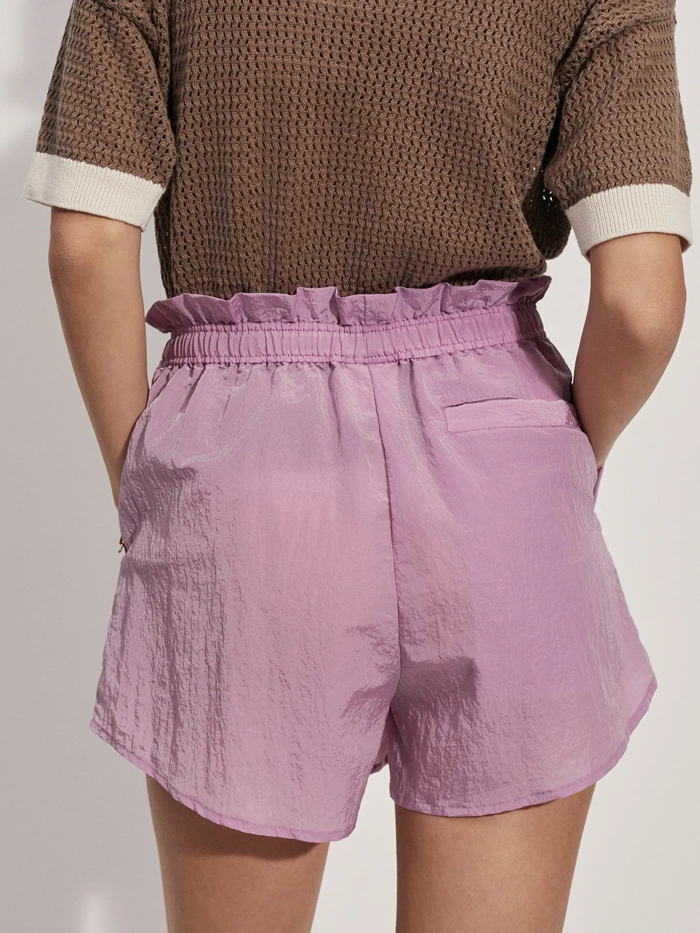 Tulair High Rise Short 3 Smoky Grape