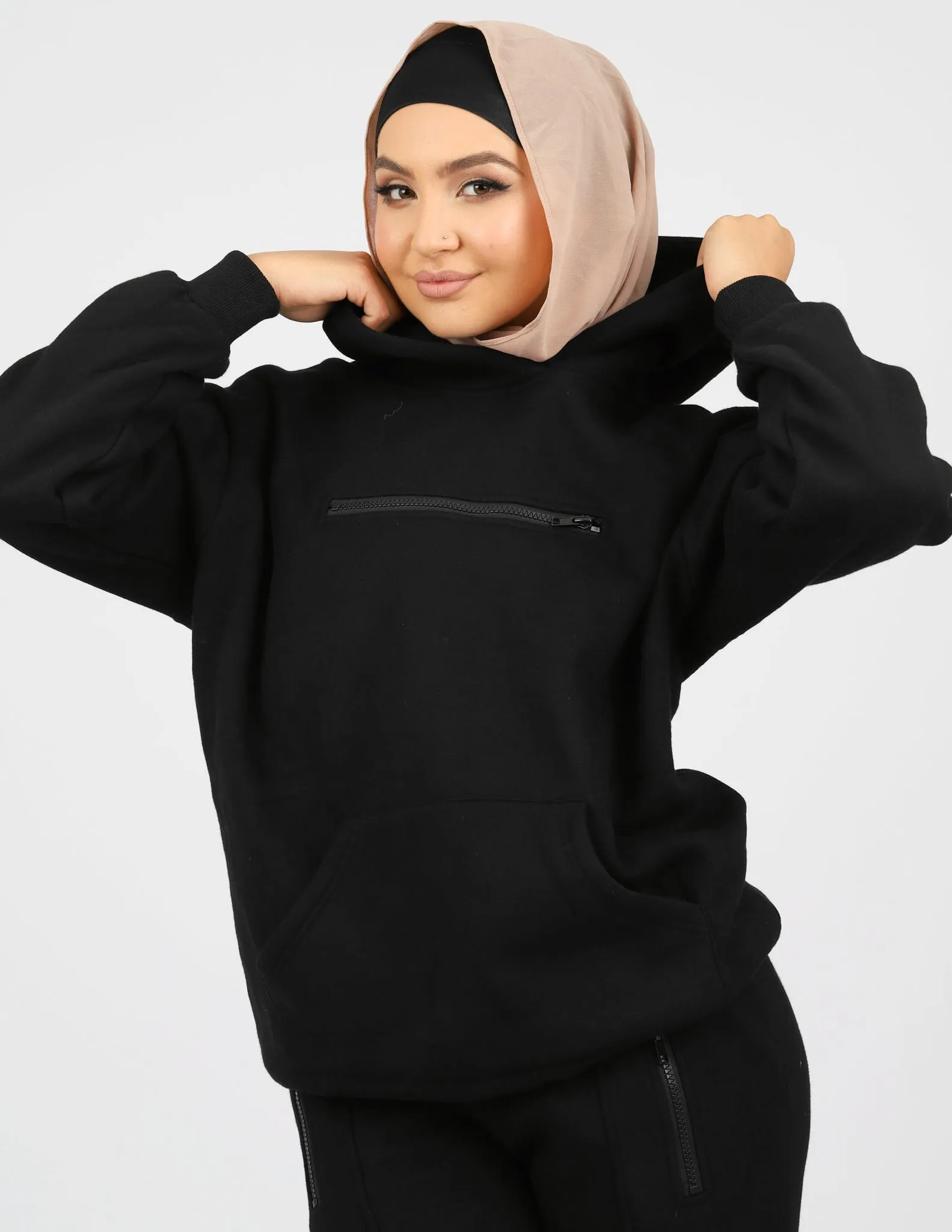 Urban Zip Detail Hoody