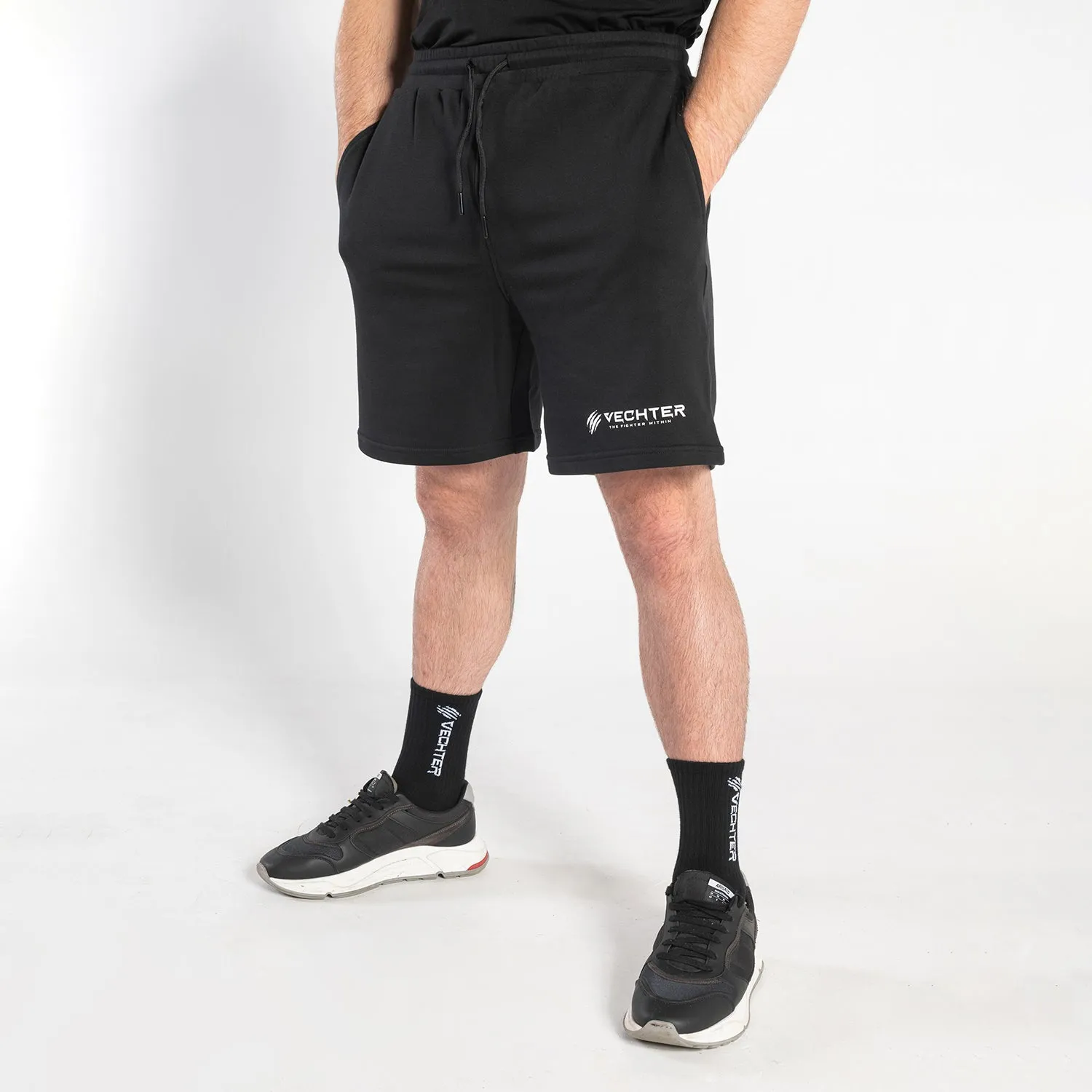 'UrbanEase' Casual Short Black - Core Collection