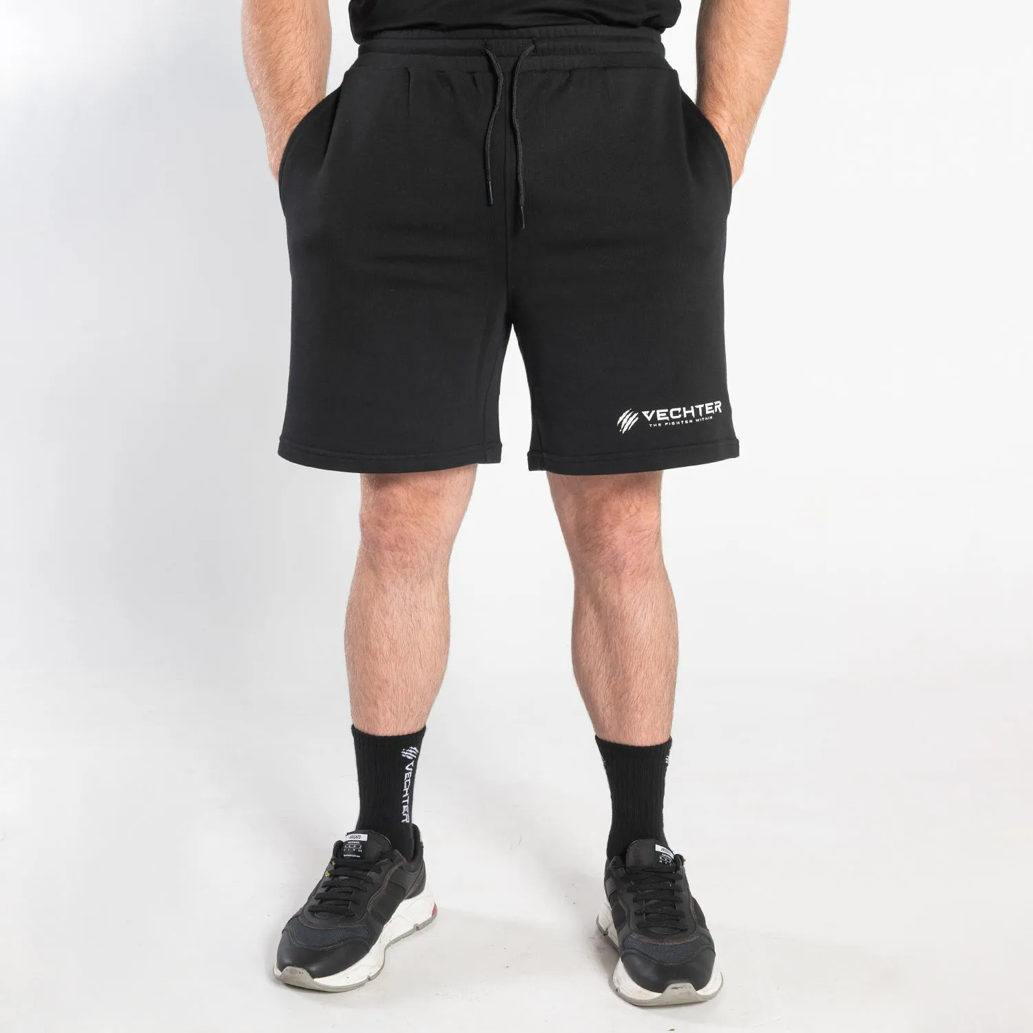 'UrbanEase' Casual Short Black - Core Collection