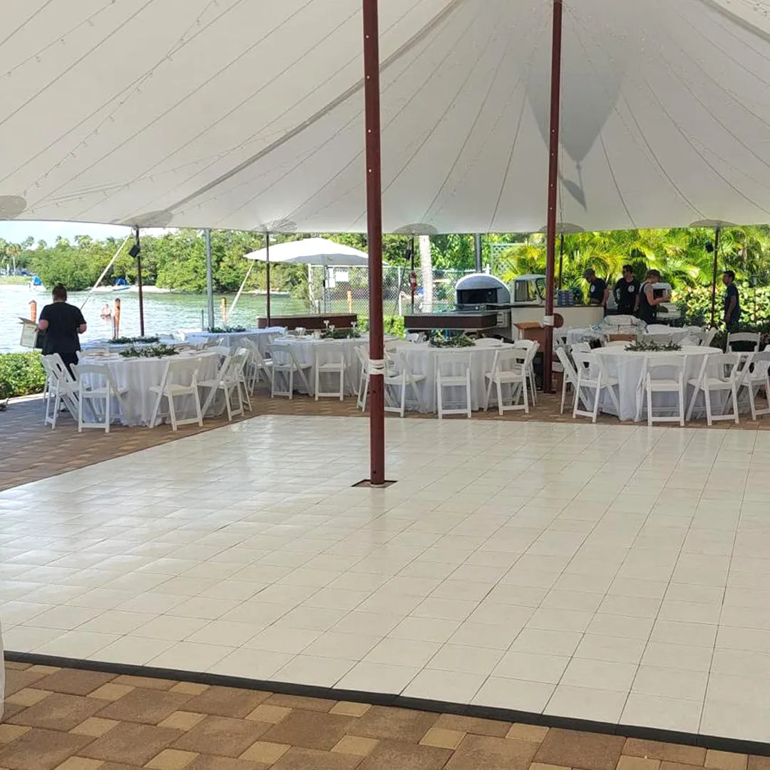 White Laminate Dance Floor