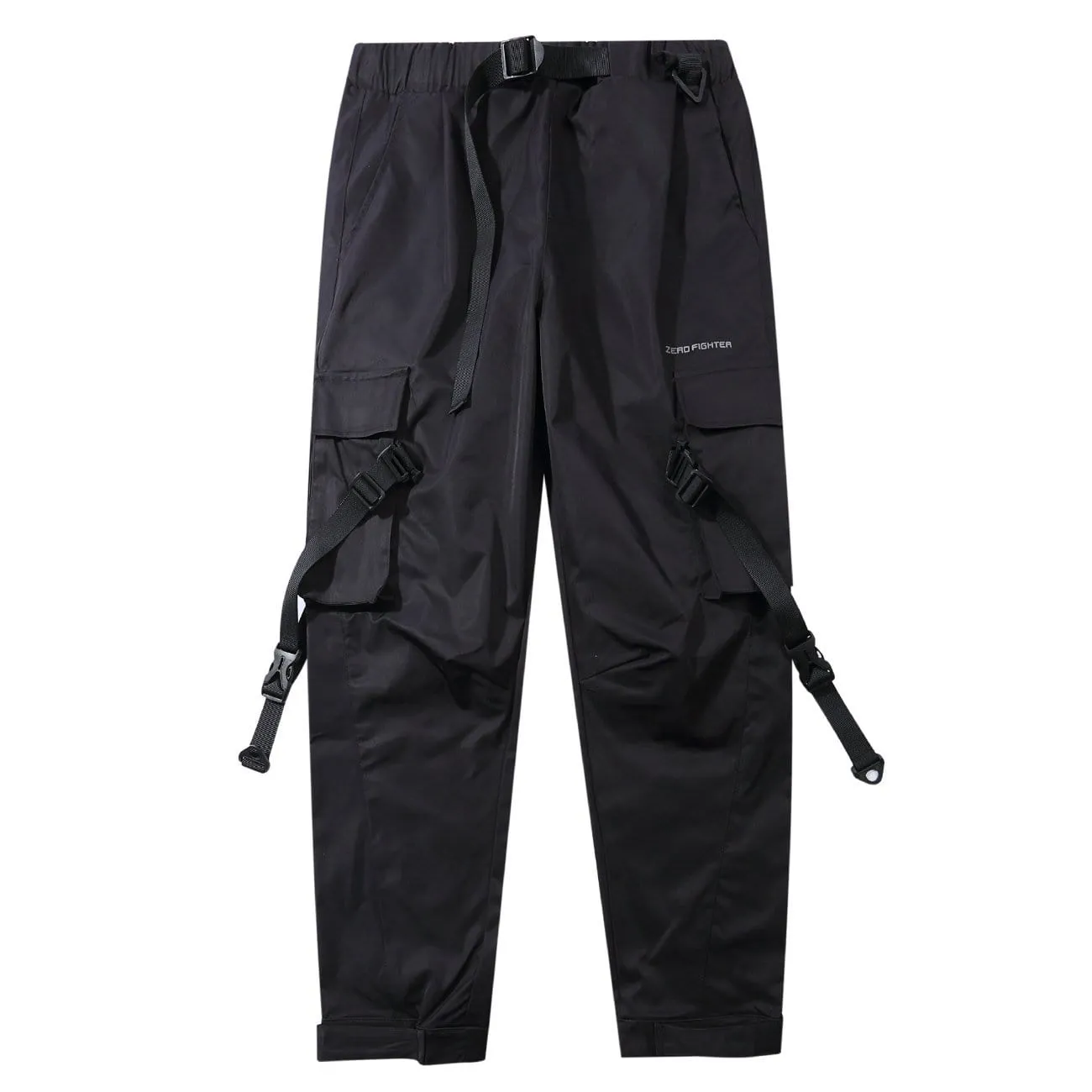 WLS Big Pockets Ribbons Cargo Pants