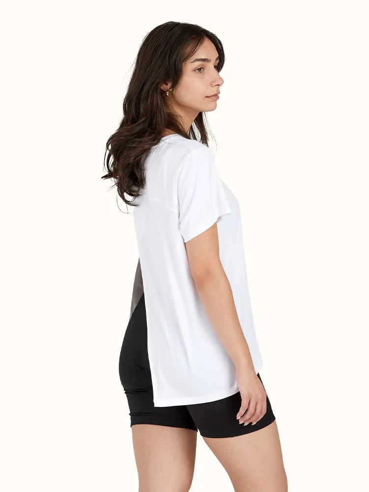 Women's Flowy Back with Slit T-Shirt