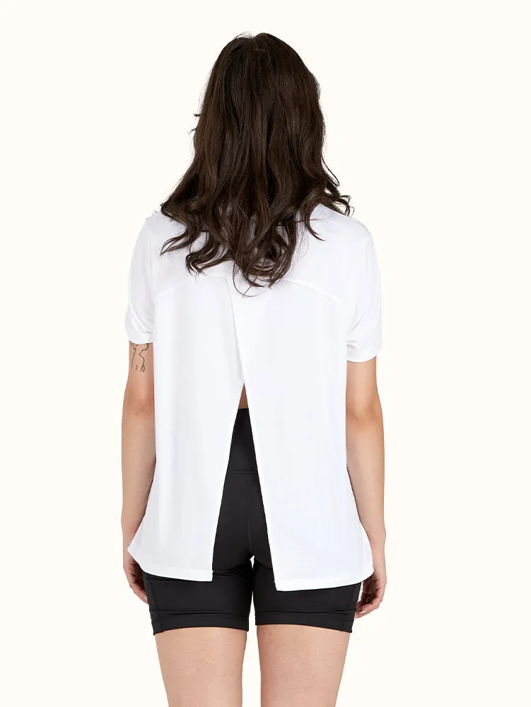 Women's Flowy Back with Slit T-Shirt